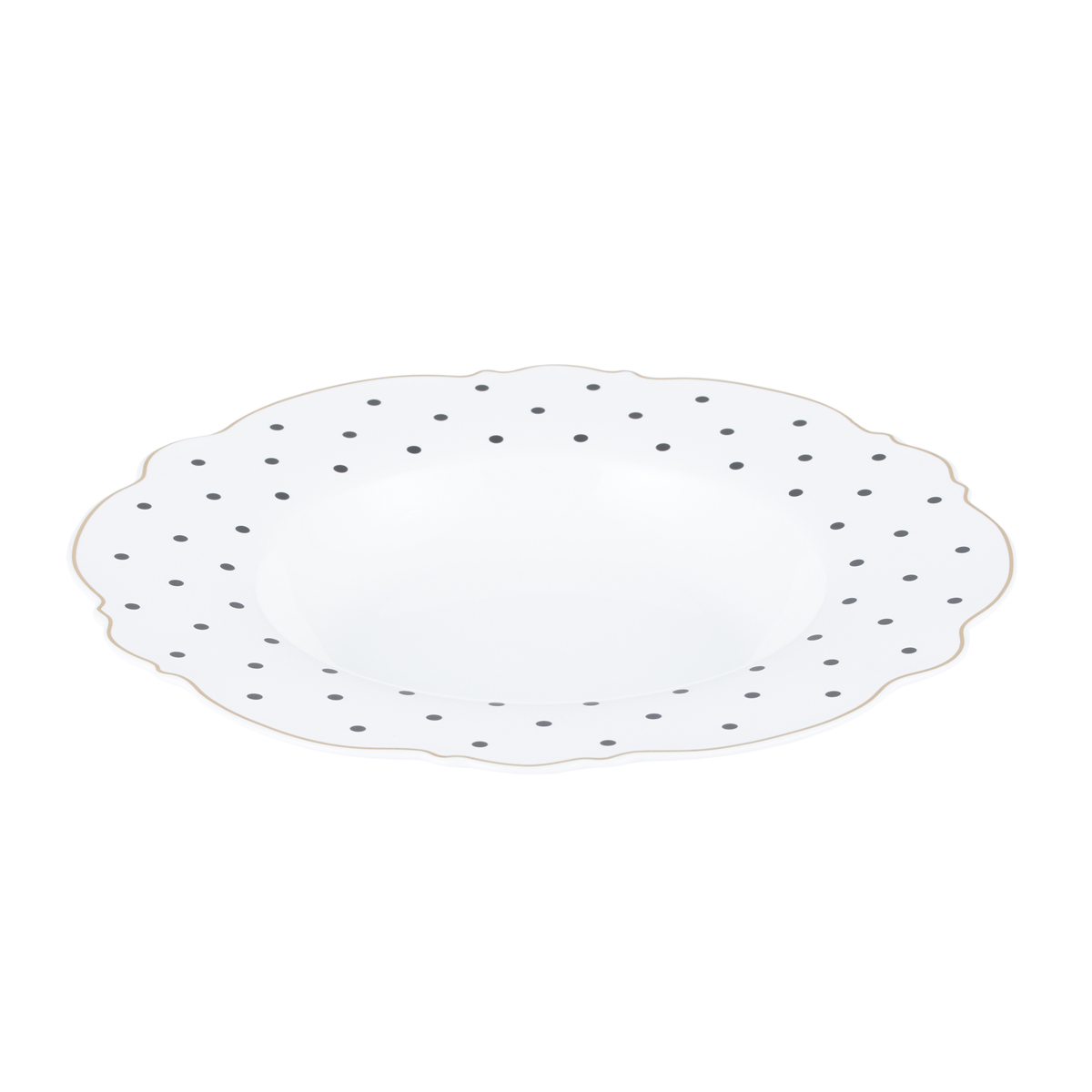картинка 3873 GIPFEL Сервиз столовый MODERN на 6 персон, 18 предметов (6 обеденных тарелок 31см, 6 закусочных тарелок 28см, 6 суповых тарелок 23см). Материал: костяной фарфор от магазина Gipfel